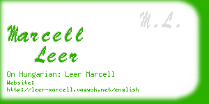 marcell leer business card